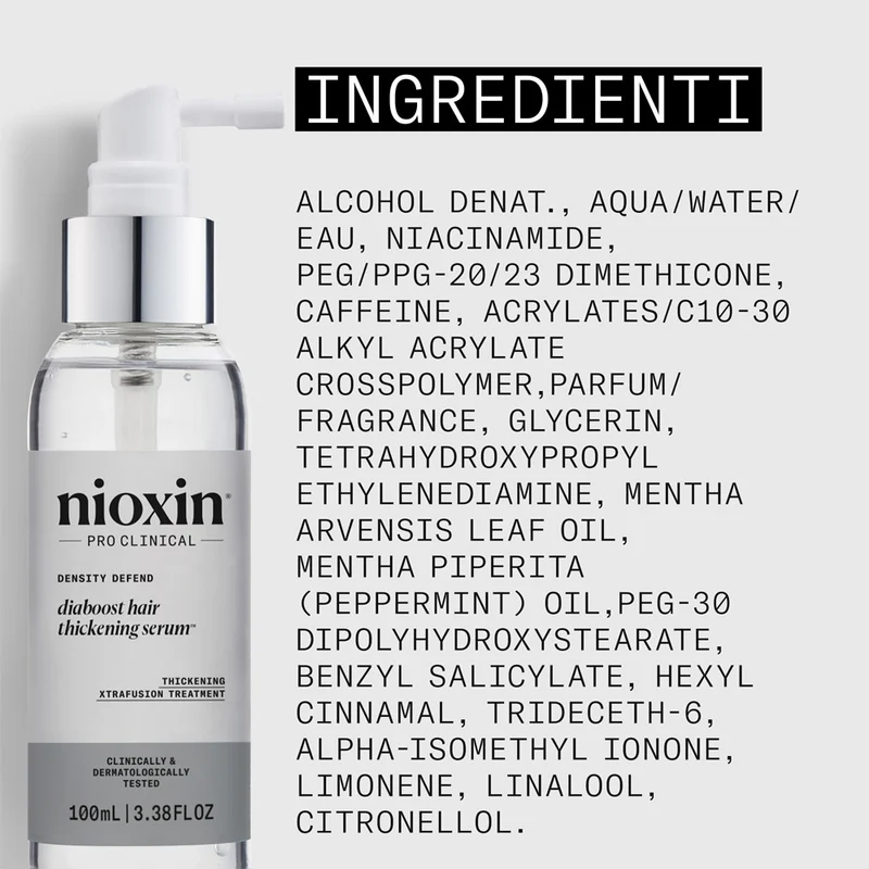 Nioxin Diaboost Serum 100ml - siero fortificante capelli assottigliati