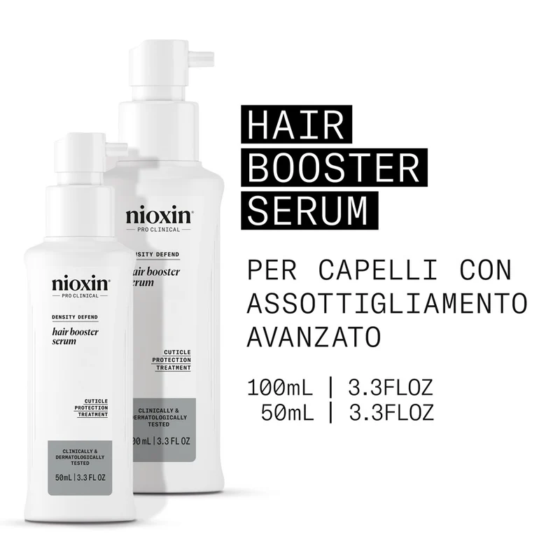 Nioxin Hair Booster Serum 100ml - siero idratante assottigliamento avanzato