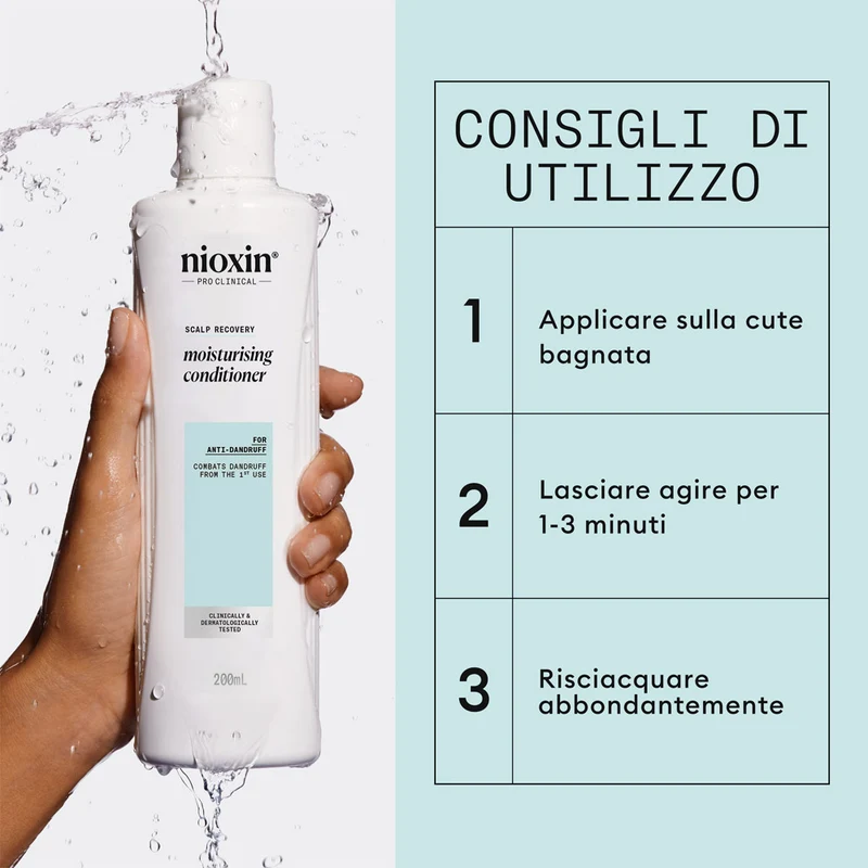 Nioxin Scalp Recovery Moisturising Conditioner 200ml - balsamo purificante riequilibrante