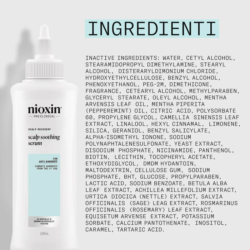 Nioxin Scalp Recovery Soothing Serum 100ml - siero idratante antiforfora