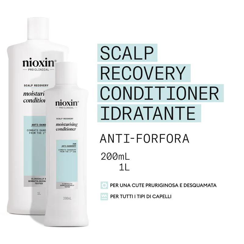 Nioxin Scalp Recovery Moisturising Conditioner 1000ml - balsamo purificante riequilibrante
