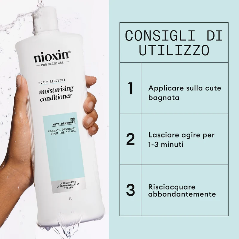 Nioxin Scalp Recovery Moisturising Conditioner 1000ml - balsamo purificante riequilibrante