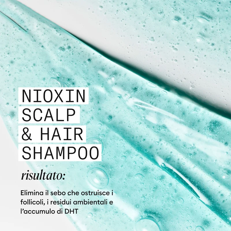 Nioxin Sistema 3 Scalp + Hair Shampoo 300ml - shampoo anti assottigliamento lieve