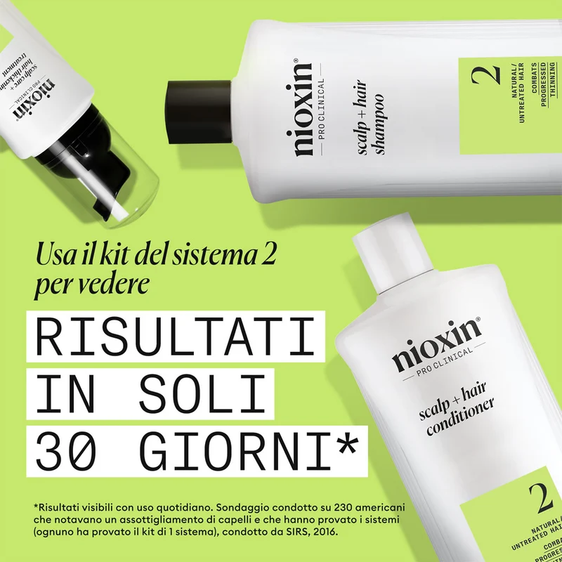 Nioxin Sistema 2 Scalp + Hair Conditioner 1000ml - balsamo anti assottigliamento avanzato