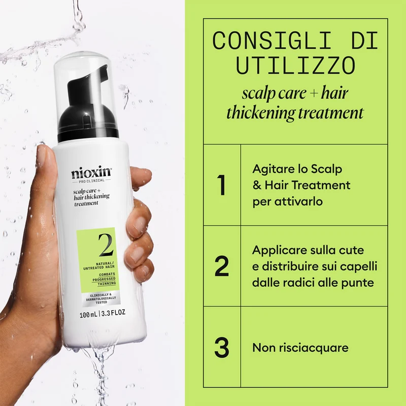 Nioxin Sistema 2 Scalp + Hair Thickening Serum 100ml - siero anti assottigliamento avanzato