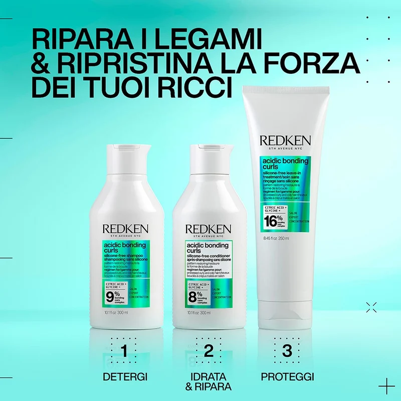 Redken ABC Curls Shampoo 300ml - shampoo per capelli ricci danneggiati