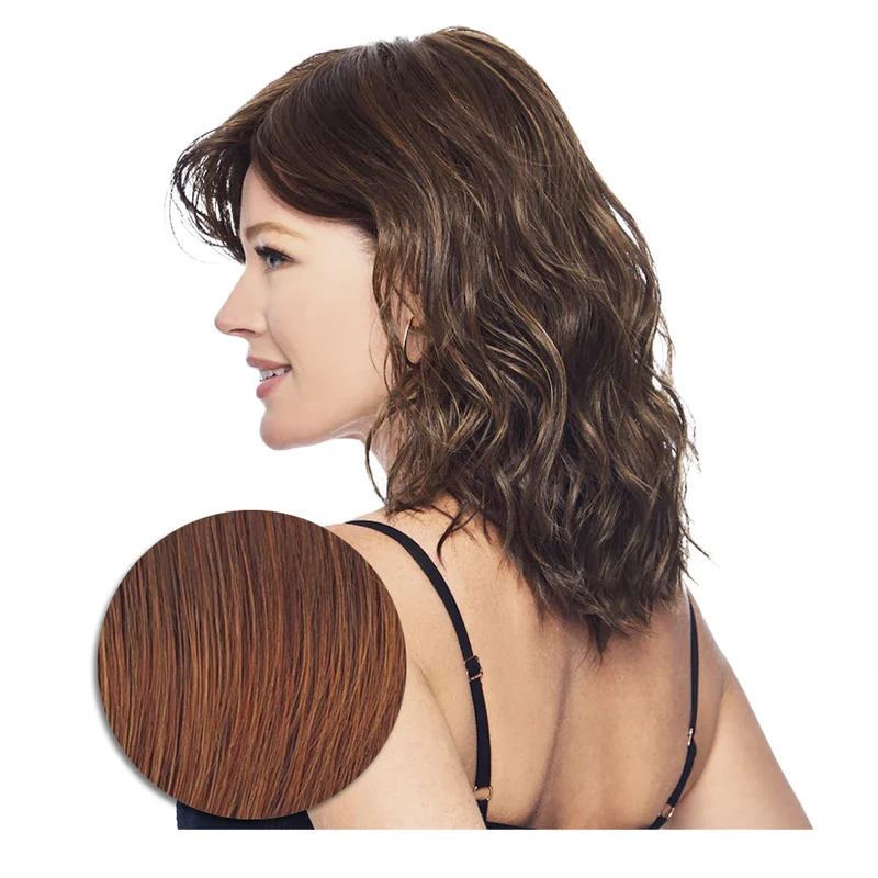 Hairdo Courtside Waves RL32/31 Castano Medio Rubino - parrucca taglio medio