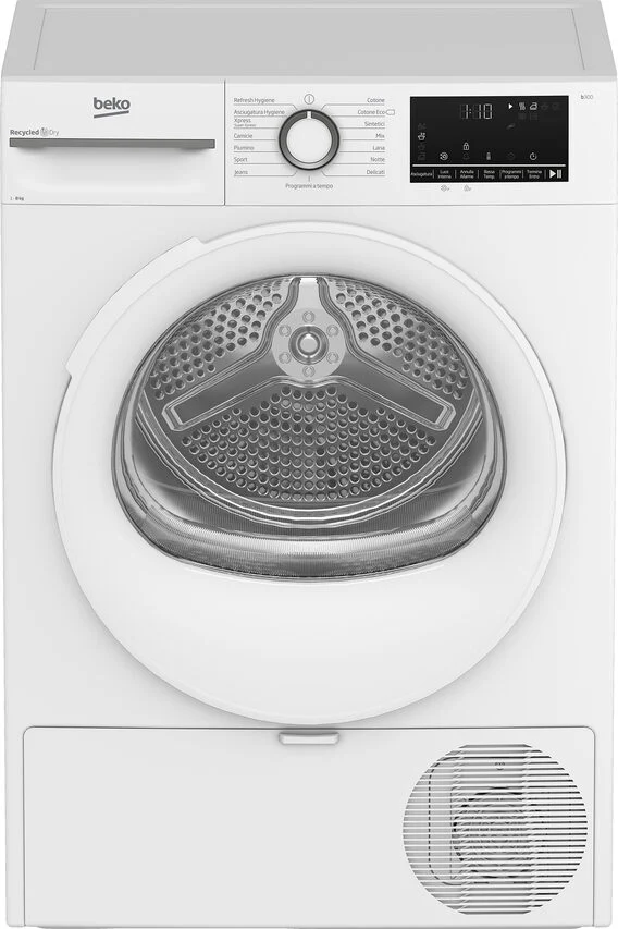 Beko BMT481WI: Asciugatrice 8kg, Classe C, motore inverter
