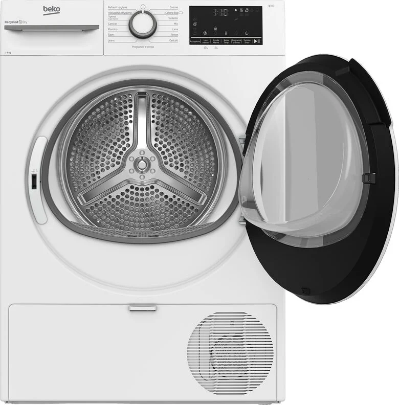 Beko BMT481WI: Asciugatrice 8kg, Classe C, motore inverter