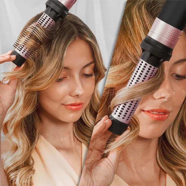 Cecotec Bamba CeramicCare 14in1 Asciugacapelli AirGlam Kit per lo styling dei capelli Nero 1400 W 1,8 m