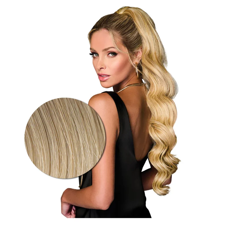 Hairdo Coda Mossa con Clip R14/88 Biondo Chiaro 69cm