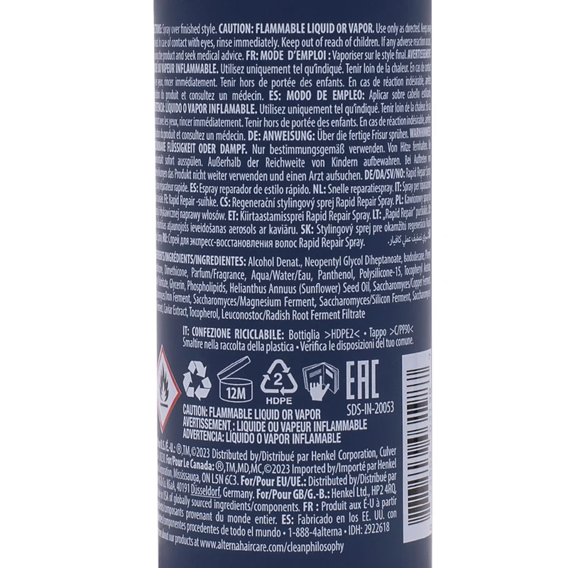 Alterna Caviar Anti-Aging Professional Styling Rapid Repair Spray 124ml - spray riparatore