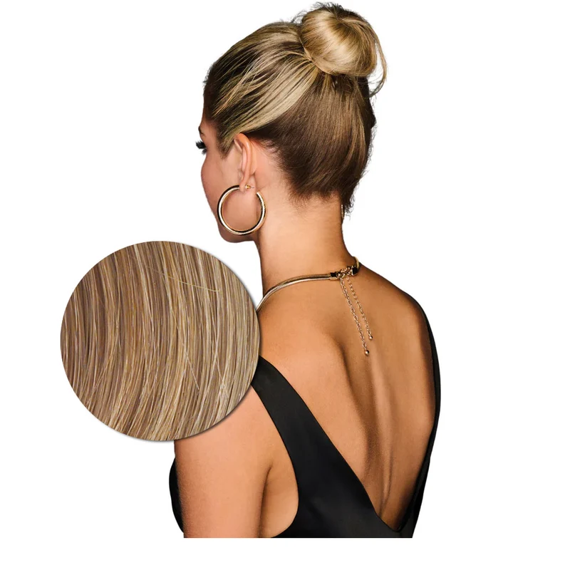 Hairdo Coda Mossa con Clip R14/25 Biondo Caldo 69cm