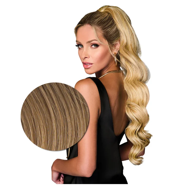 Hairdo Coda Mossa con Clip R1416T Biondo Scuro 69cm