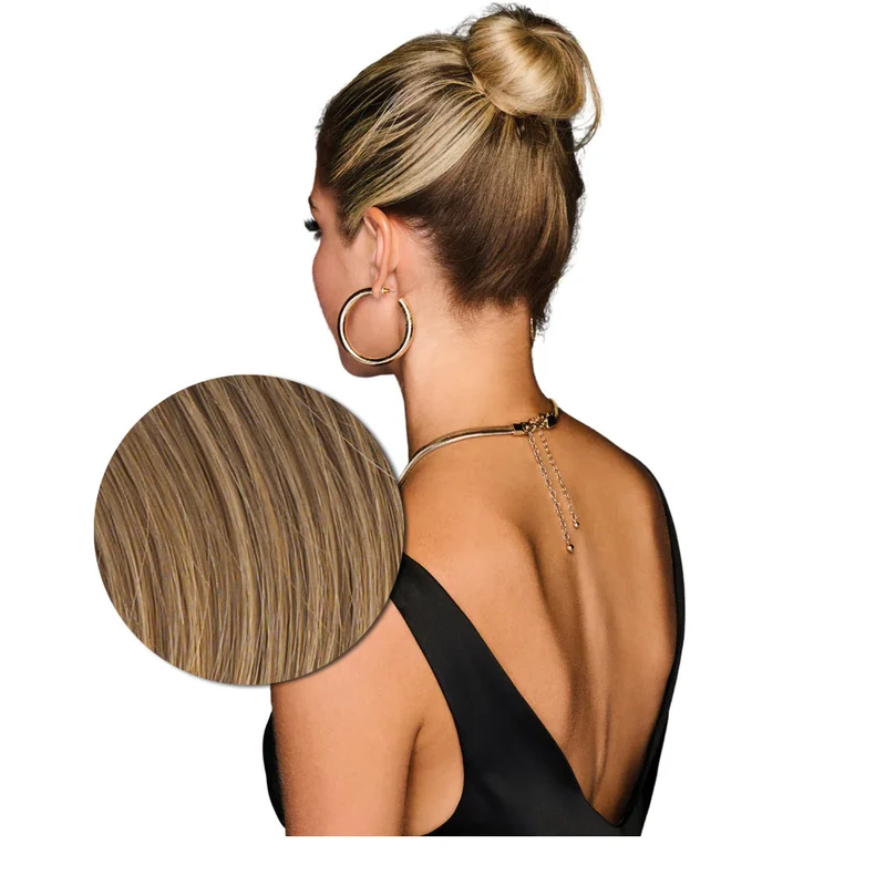 Hairdo Coda Mossa con Clip R1416T Biondo Scuro 69cm