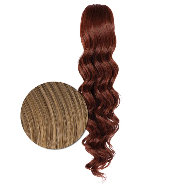 Hairdo Coda Mossa con Clip R1416T Biondo Scuro 69cm