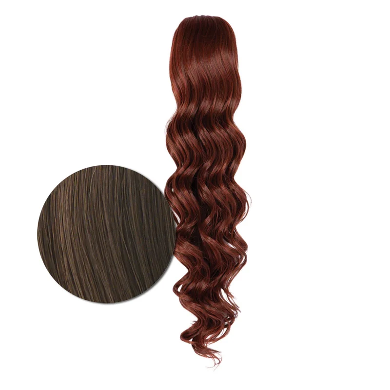 Hairdo Coda Mossa con Clip R10 Castano Chiaro 69cm