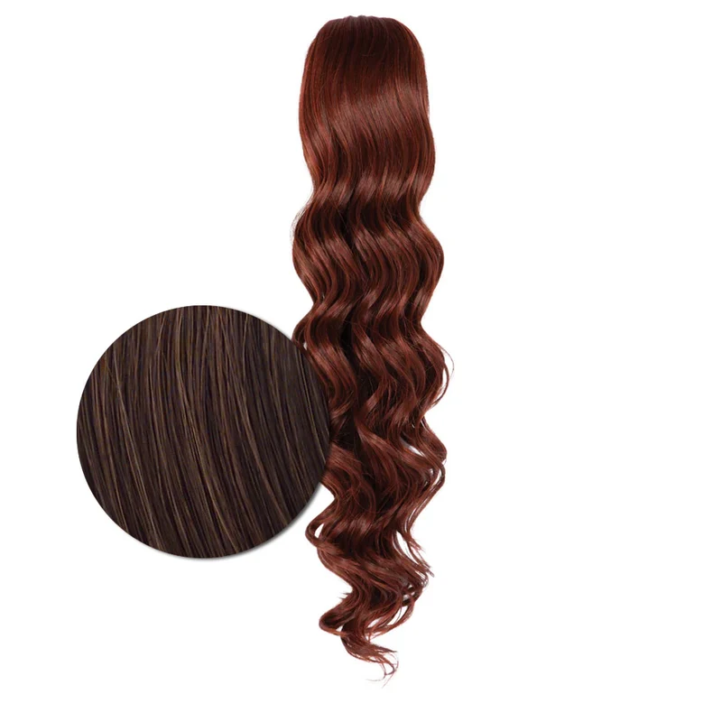 Hairdo Coda Mossa con Clip R6/30H Castano Medio Ramato 69cm