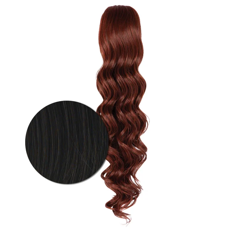 Hairdo Coda Mossa con Clip R2 Nero 69cm - coda mossa