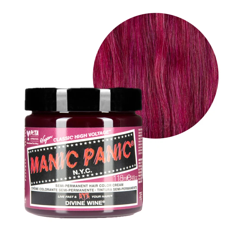 Manic Panic Classic High Voltage Divine Wine 118ml - crema colorante semi permanente