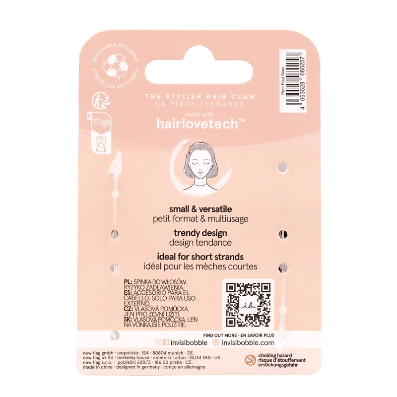 Invisibobble Clipstar Petite Four - mini mollettoni