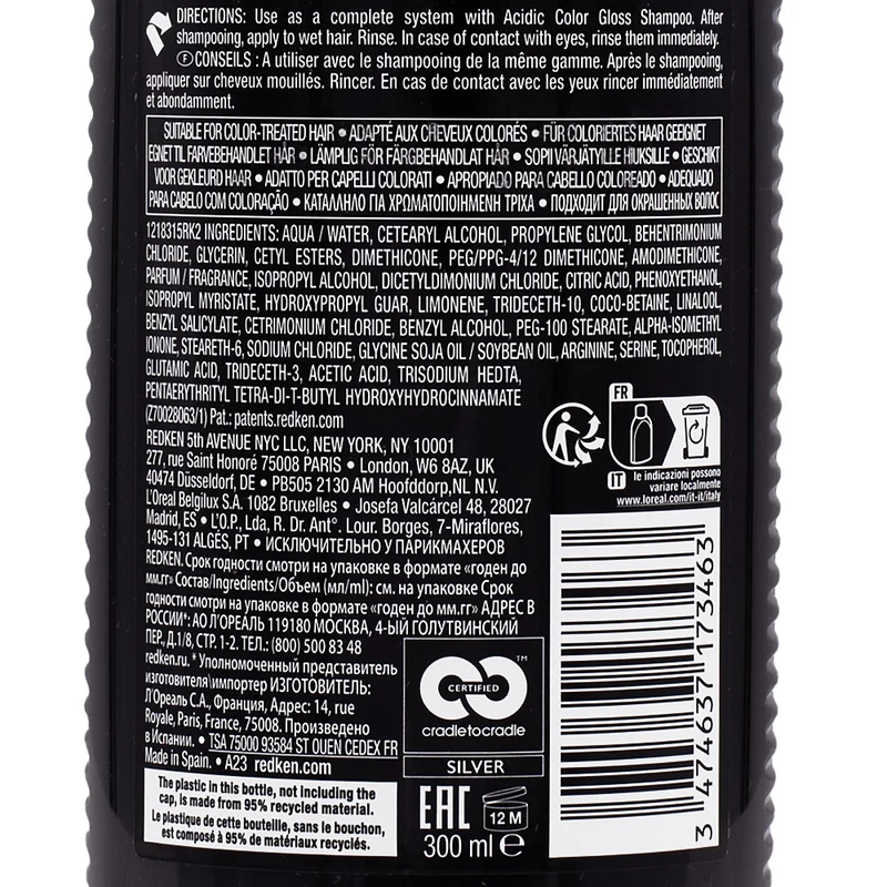 Redken Acidic Color Gloss Conditioner 300ml - balsamo capelli colorati