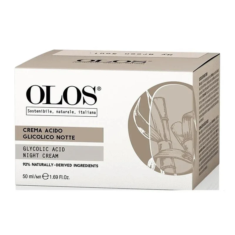 Olos Crema Viso Acido Glicolico Notte 50ml