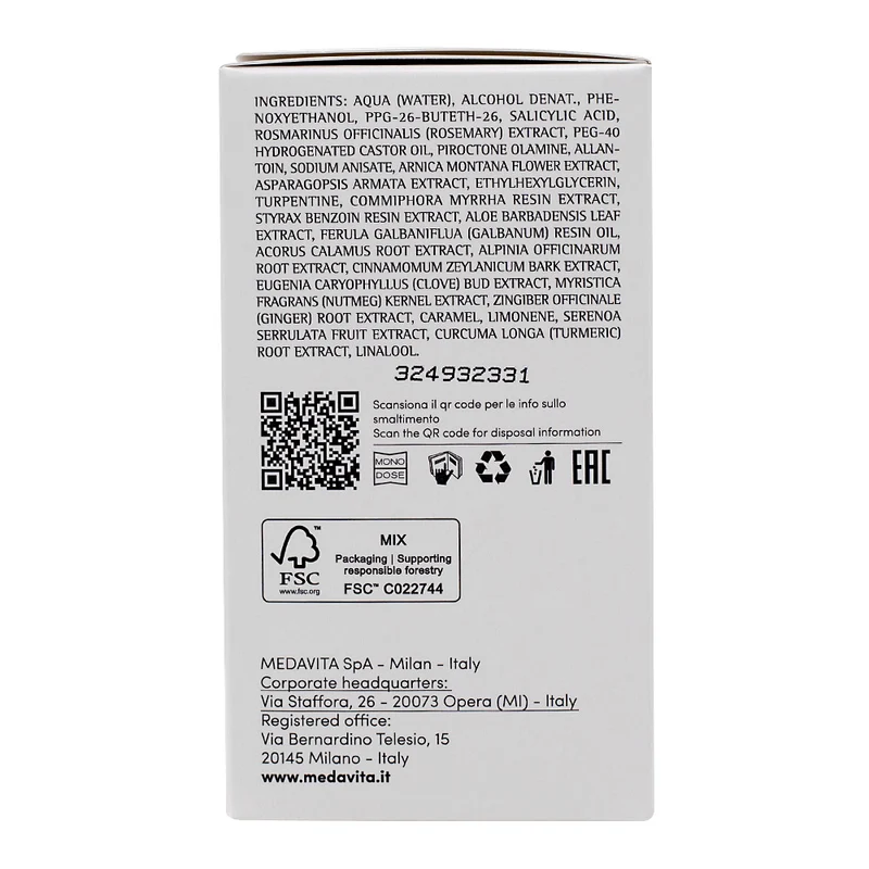 Medavita 60’S Anniversary Cute Requilibre Sebum Balancing Scalp Lotion 12x6ml- lozione sebo-equilibrante pH 3