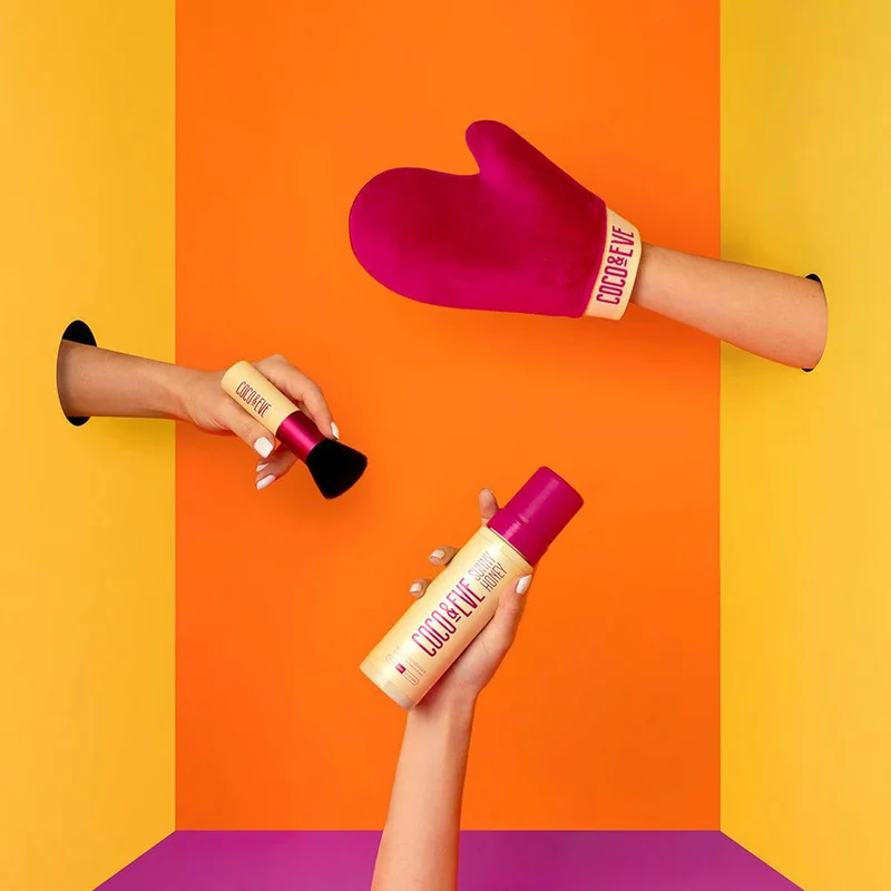 Coco & Eve Sunny Honey Delux Vegan Kabuki Brush - pennello applicatore autoabbronzante