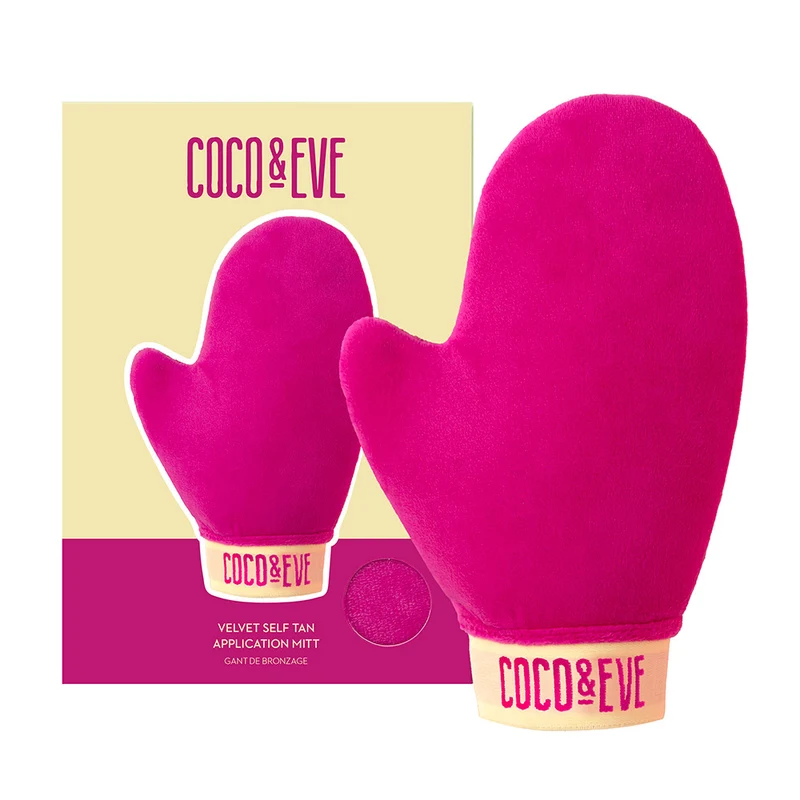 Coco & Eve Sunny Honey Soft Velvet Self Tan Mitt - guanto applicatore autoabbronzante