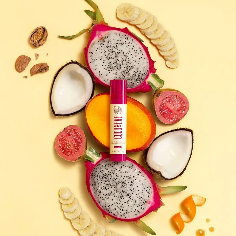 Coco & Eve Sunny Honey Bronzing Face Drops Medium Glow 30ml - gocce autoabbronzanti viso