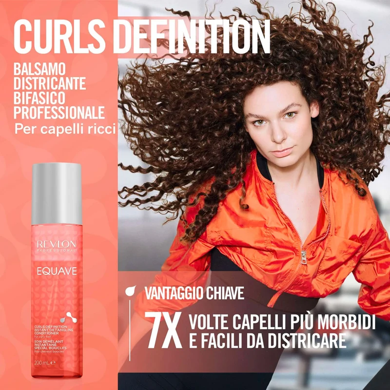 Revlon Equave Curls Definition Instant Detangling Conditioner 200ml - balsamo leave-in capelli ricci