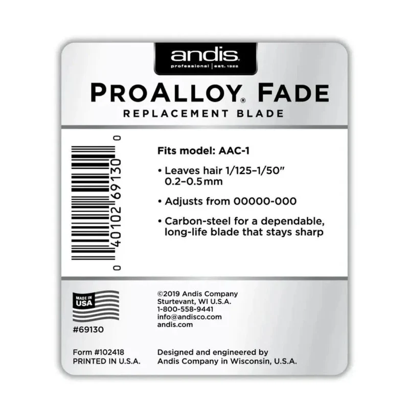 Andis Lama Pro Alloy Fade Replacement Blade