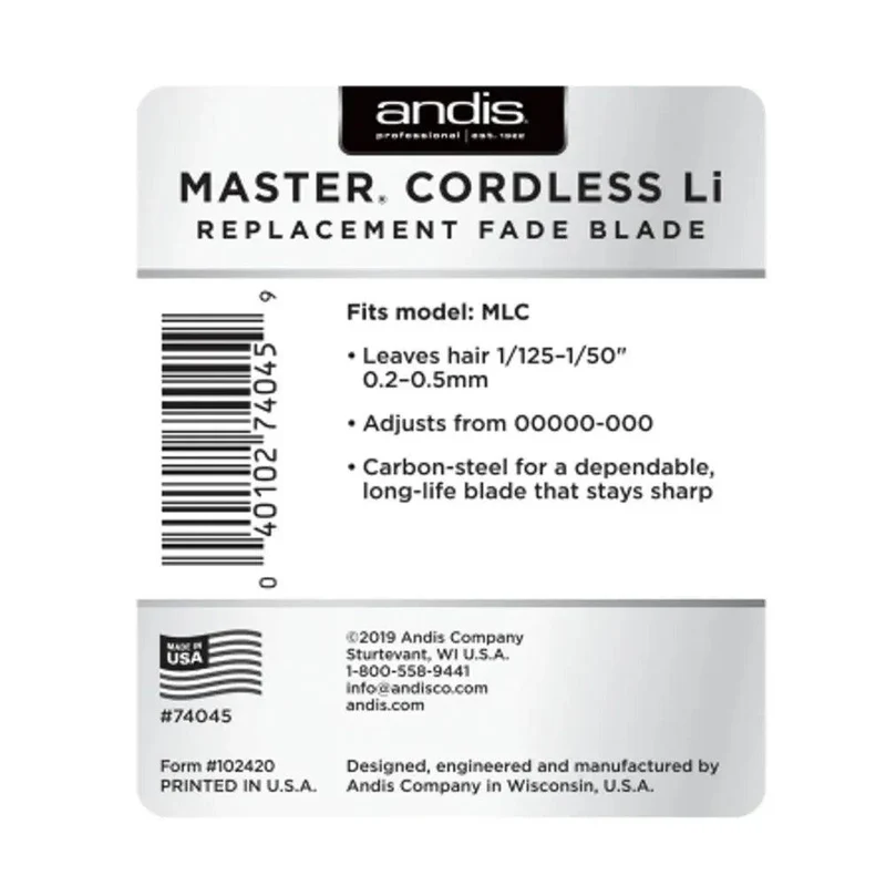 Andis Lama Testina di Ricambio per Master Cordless Li