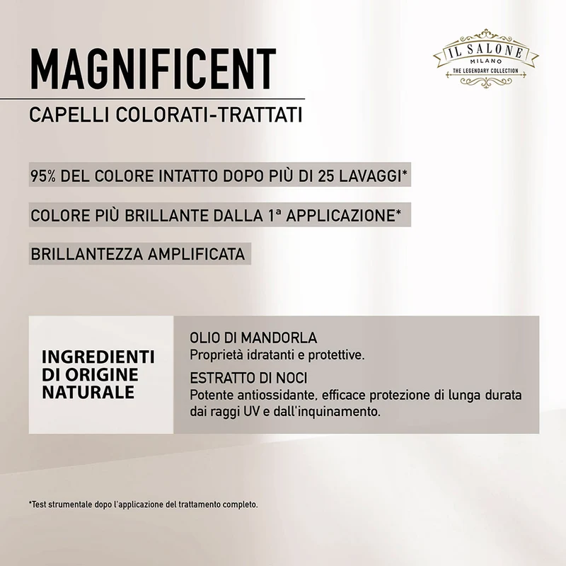 Il Salone Milano Magnificent Mask 250ml - maschera per capelli colorati e trattati
