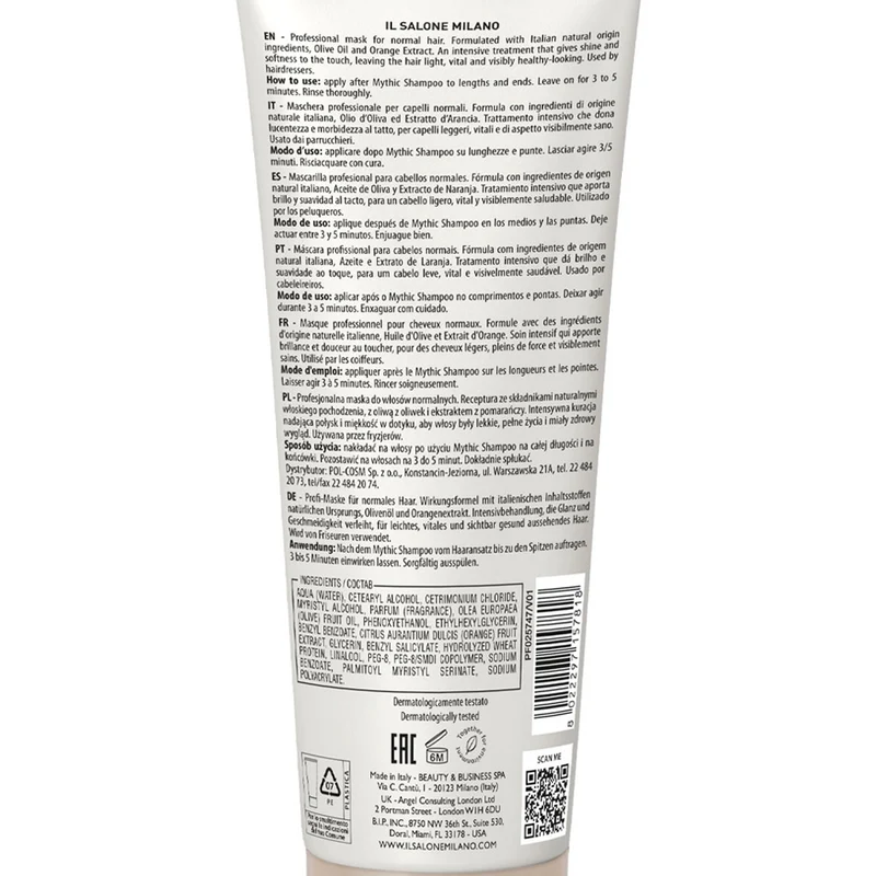 Il Salone Milano Mythic Mask 250ml - maschera per capelli normali