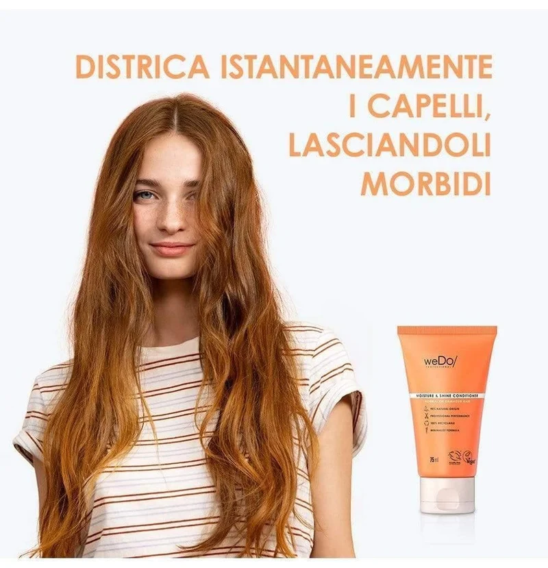 weDo Professional Moisture & Shine Maschera idratante bio 75ml