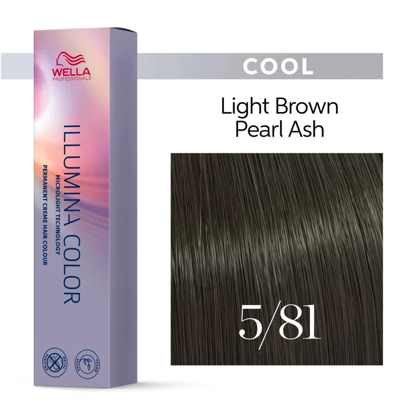 Wella Illumina Color 5/81 Castano Chiaro Perla Cenere 60ml - colorazione permanente