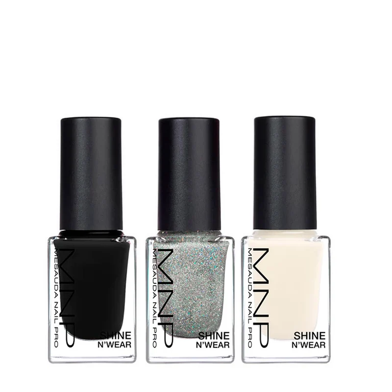 My Nail Pro MNP Shine N' Wear Glam Soirèè 3x10ml - cofanetto natalizio