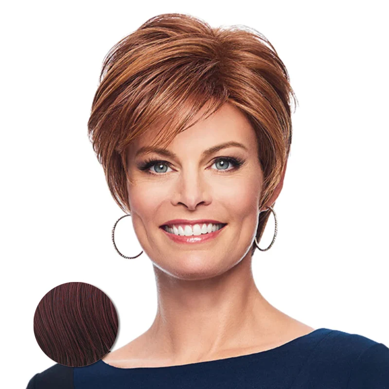 Hairdo Instant Short Cut Castano Ciliegia - parrucca taglio corto