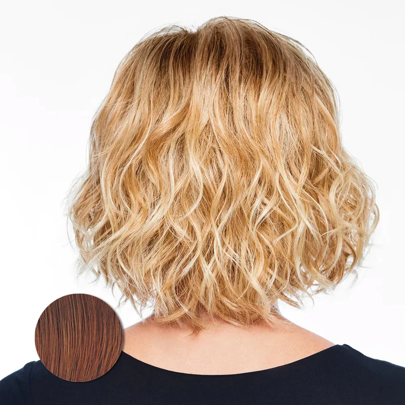 Hairdo Sweetly Waved Castano Medio Rubino - parrucca taglio medio