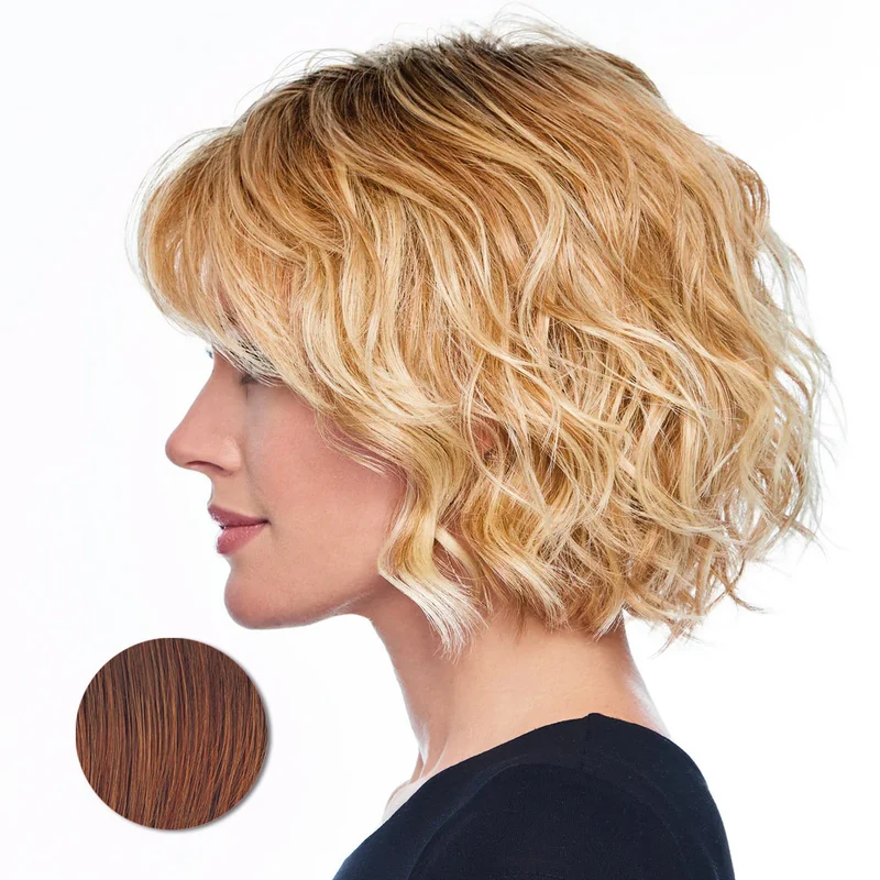 Hairdo Sweetly Waved Castano Medio Rubino - parrucca taglio medio