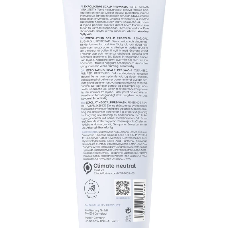 Kerasilk Exfoliating Scalp Pre-Wash 250ml - pre lavaggio esfoliante