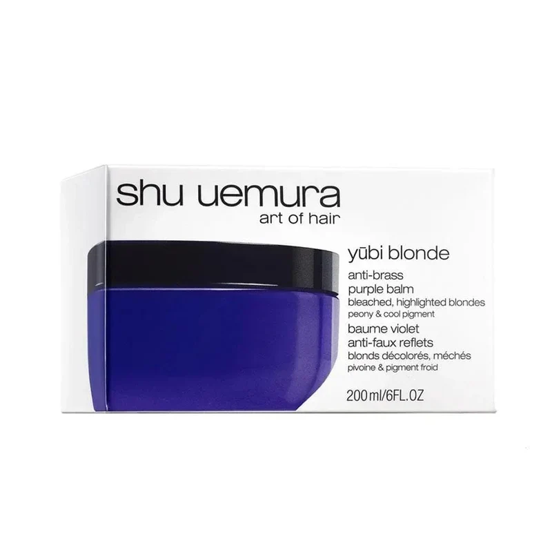 Shu Uemura Yubi Blonde Anti Brass Purple Balm 200ml maschera antigiallo