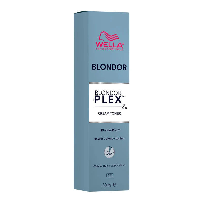 Wella Blondor Plex Cream Toner Ultra Cool Booster /86 60ml - colorazione permanente tonalizzante