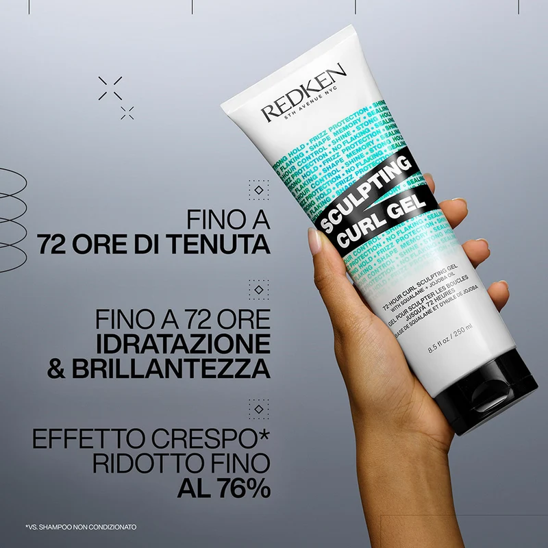 Redken Curls Stylers Sculpting Curl Gel 250ml - gel definizione per capelli ricci