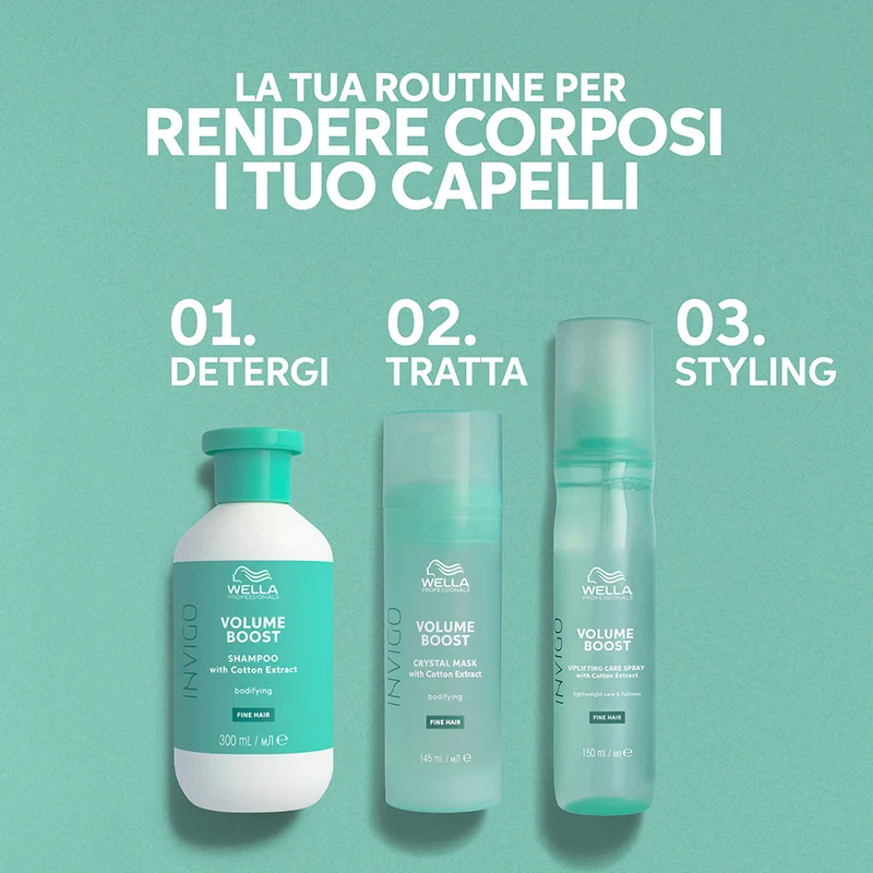 Wella Invigo Volume Boost Shampoo 1000ml - shampoo capelli sottili