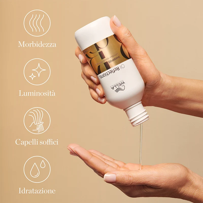 Wella Oil Reflections Luminous Reveal Shampoo 250ml - shampoo capelli spenti