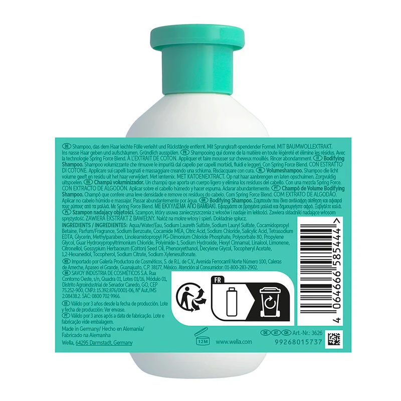 Wella Invigo Volume Boost Shampoo 300ml - shampoo capelli sottili