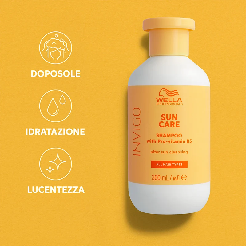 Wella Invigo Sun Care After Sun Cleansing Shampoo 300ml - shampoo dopo sole